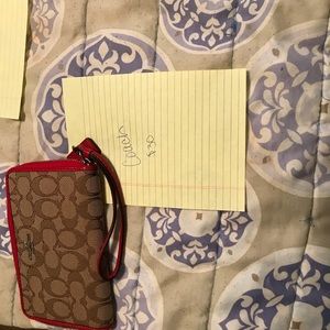 Coach wristlet
